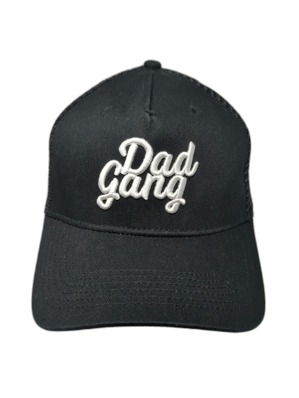 Dad Gang Black Trucker Hat